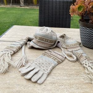 🌻 Faded Glory- Hat, gloves, Scarf Set